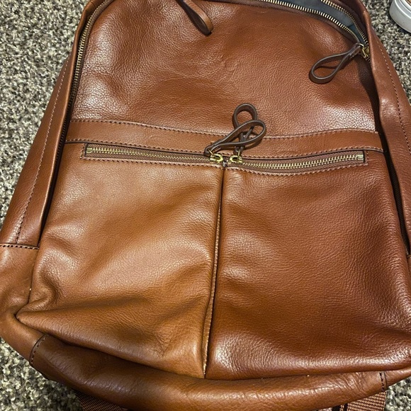Fossil Bags Brand New Fossil Leather Laptop Bag Poshmark